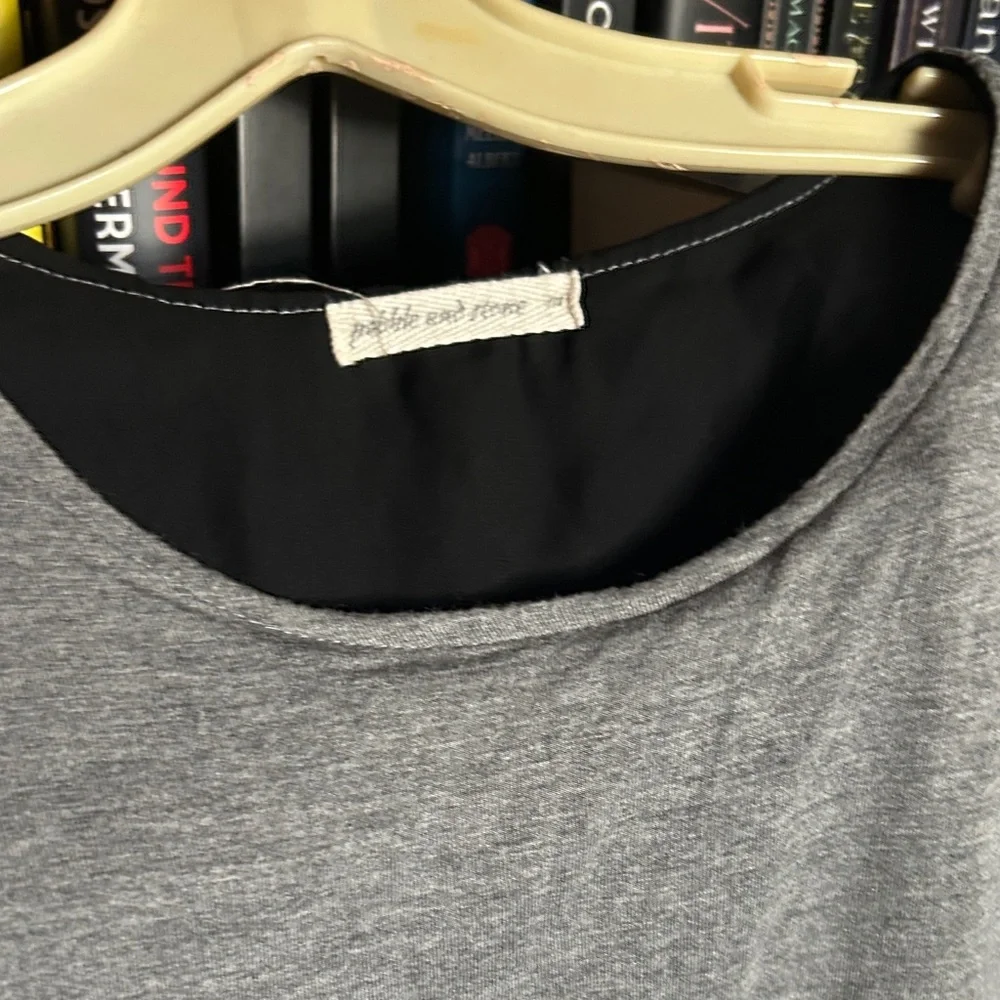 Pebble and Stone Gray Long Sleeve Top - Picture 2 of 3